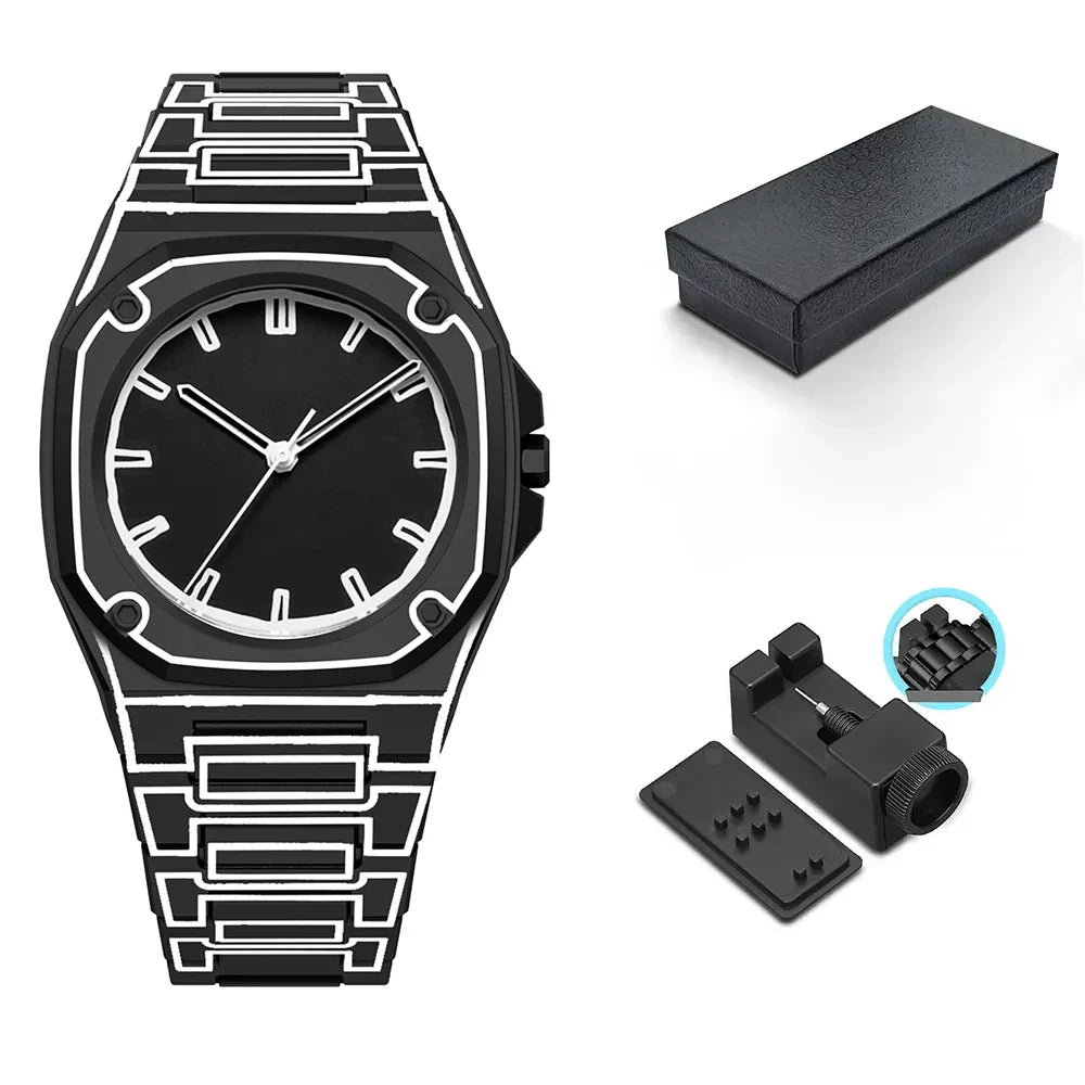 3D outline casual everyday watch for men | Outline Arc -7