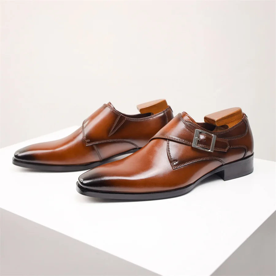 Handcrafted monk strap dress shoes for men | Lorenzo Milan