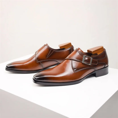 Handcrafted monk strap dress shoes for men | Lorenzo Milan