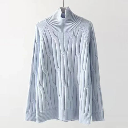 Soft knit turtleneck lounge set for women | Noelle Haven