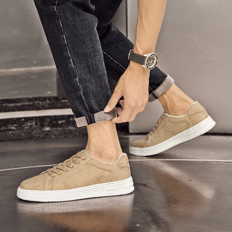 Premium genuine leather everyday sneakers for men | Canyon -10