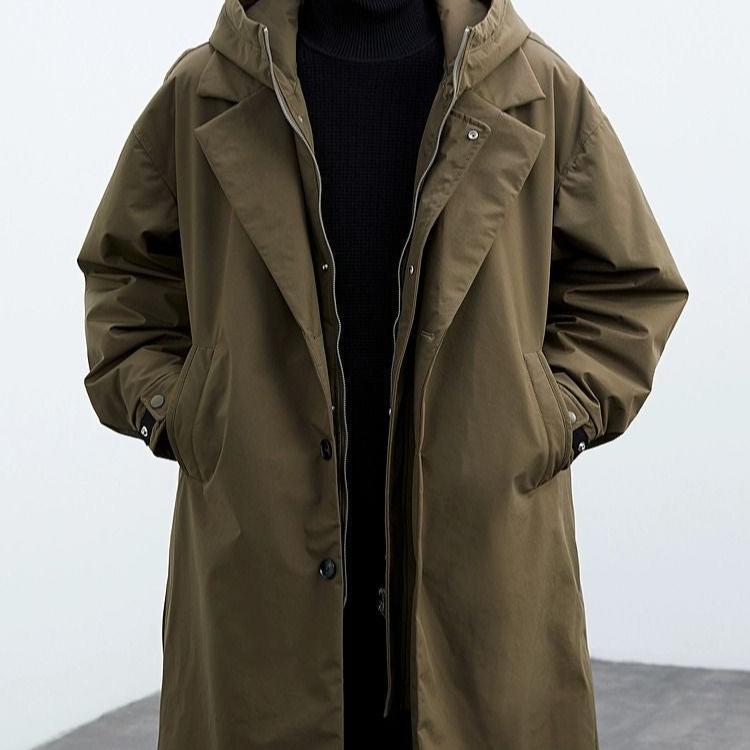 Tailored lightweight wind-resistant overcoat for men | Kensington -3