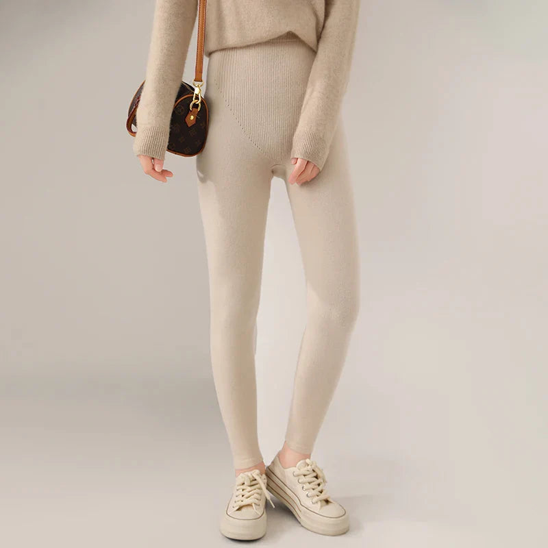 High-waisted soft knit leggings for women | Pure Comfort