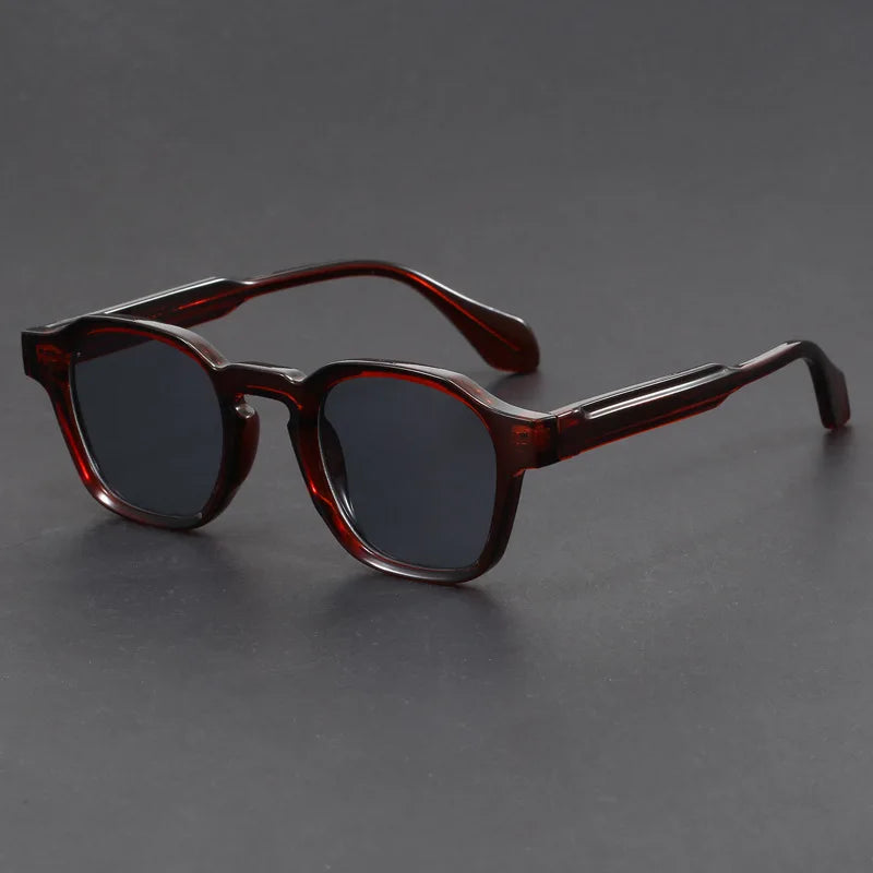 Square frame durable retro sunglasses for men | Maven -8