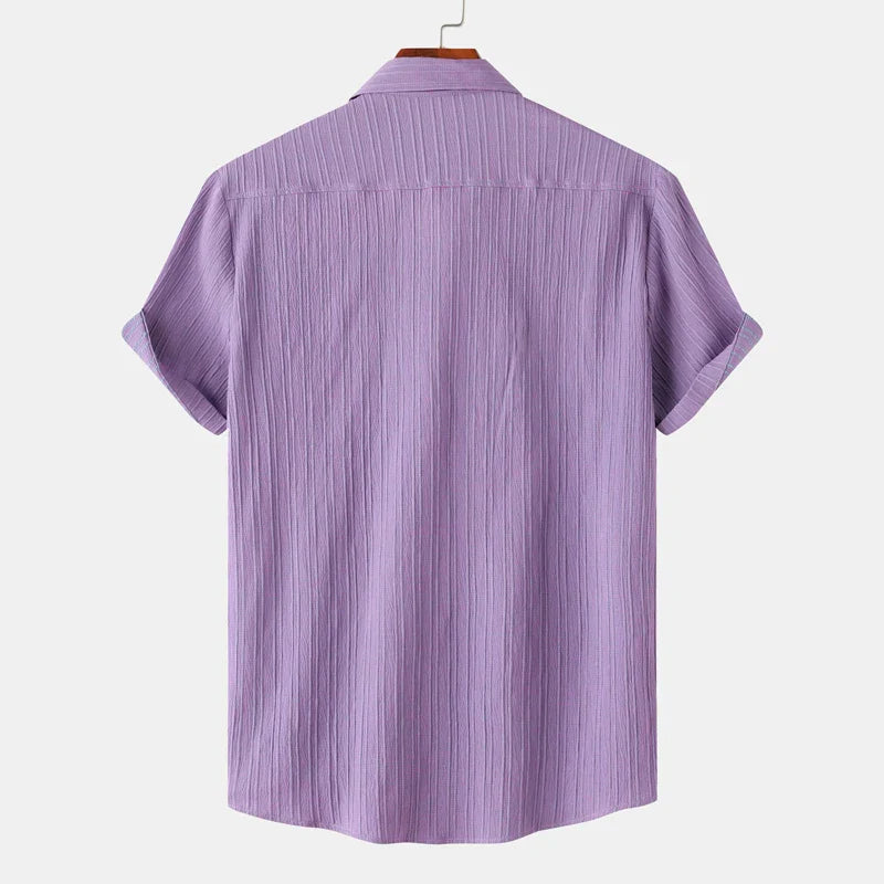 Breathable lightweight linen casual shirt for men | Coastal -2