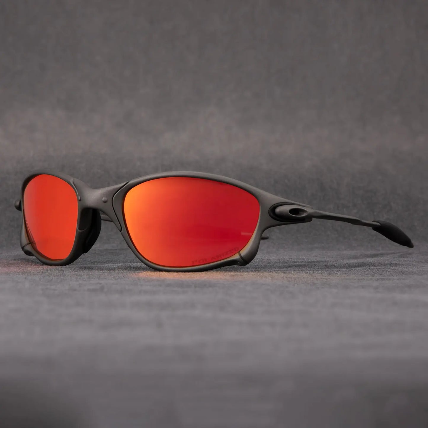 Matte frame polarized sunglasses with UV400 protection for men | Spectre Edge