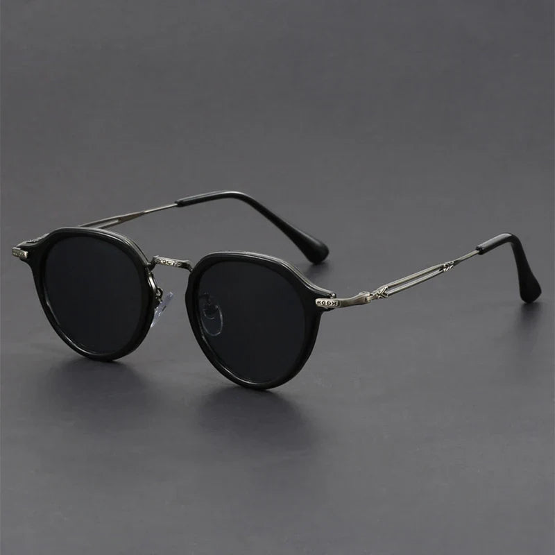 Sleek lightweight anti-glare metal sunglasses for men | Brunelo -9