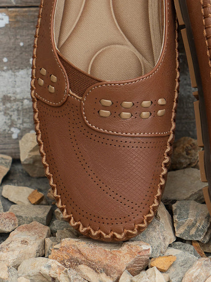 Lightweight cushioned slip-on loafers for women | Elodie Faye