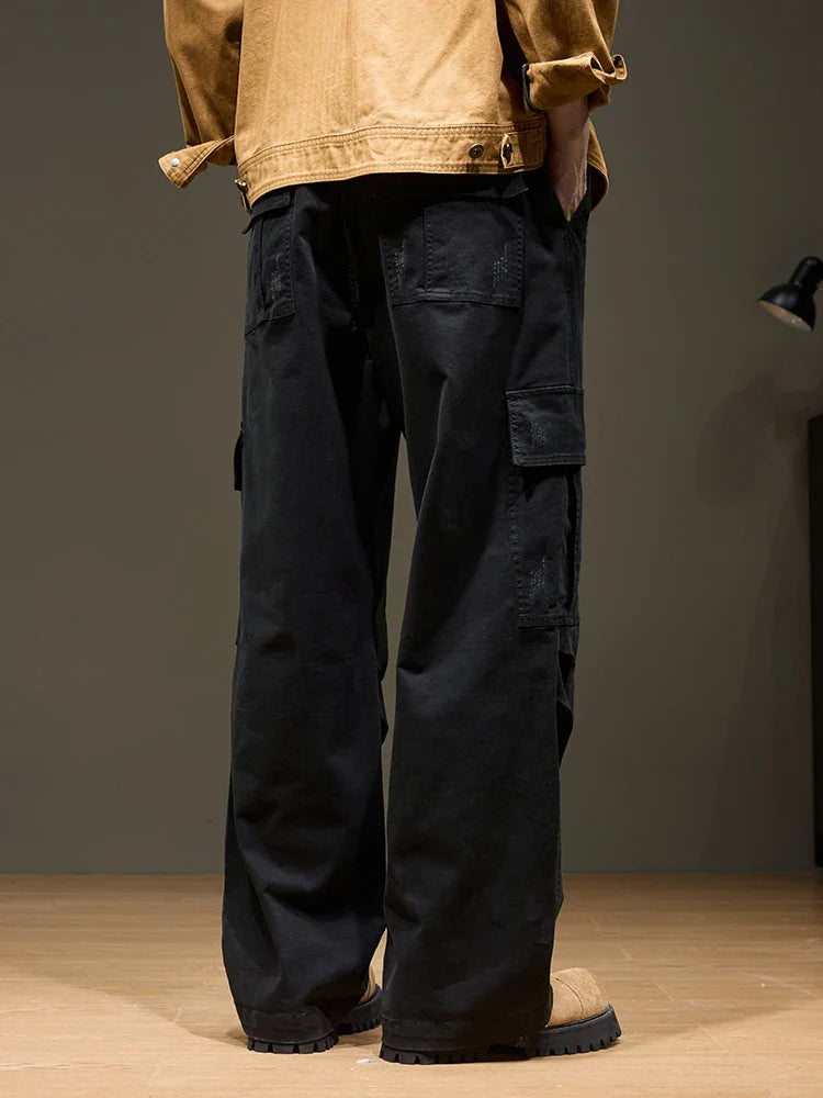 Relaxed utility cargo trousers for men | Ridgeline -12