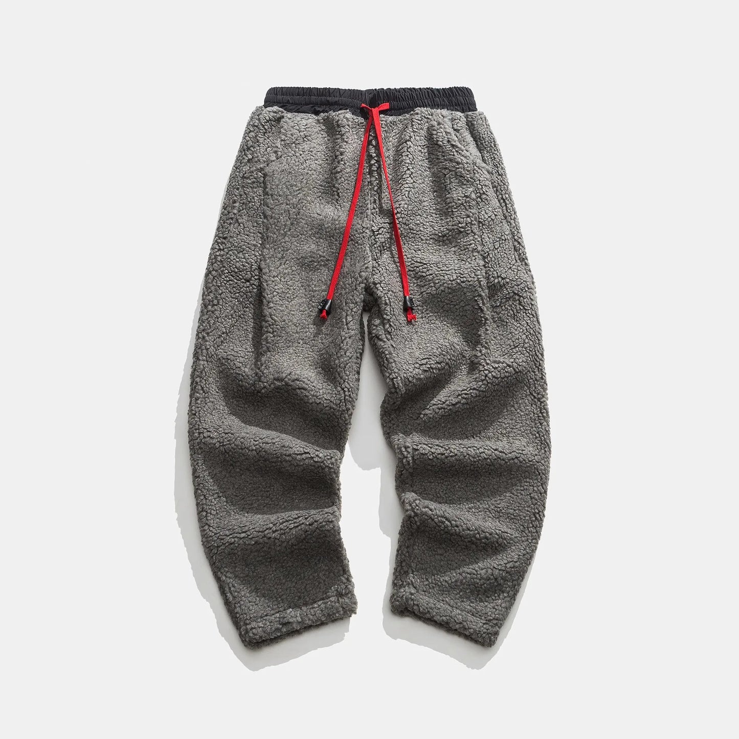 Relaxed thick fleece drawstring sweatpants for men | Weekender -7