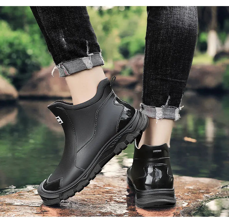 Waterproof insulated slip-on terrain boots for men | Pinegrove Trek