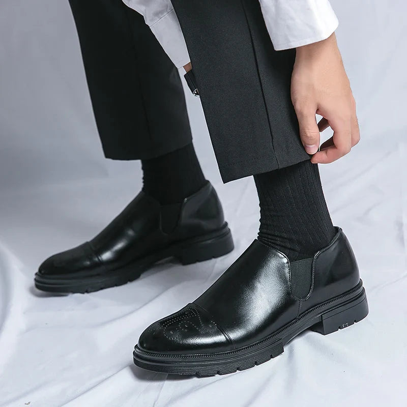Classic Slip On Panel Dress Shoes for women | Rafael