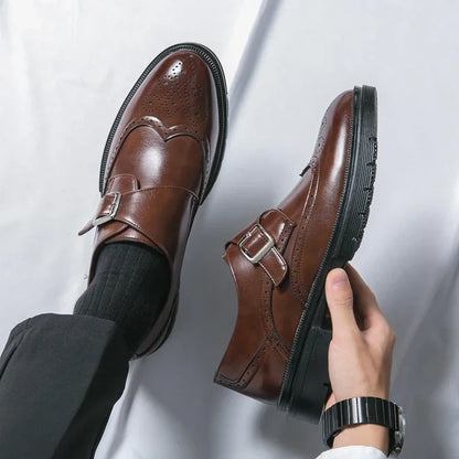 Classic Side Buckle Dress Shoes for men | Marcello