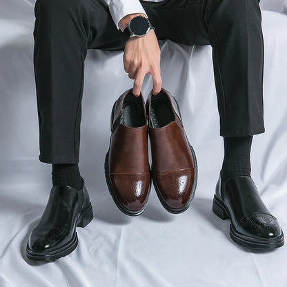 Classic Slip On Panel Dress Shoes for women | Rafael