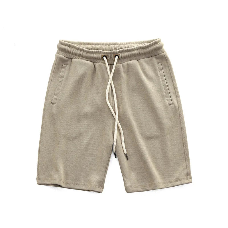 Breathable relaxed drawstring casual shorts for men | Harlan -5