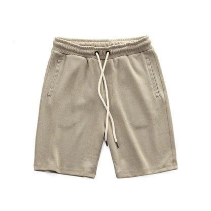 Breathable relaxed drawstring casual shorts for men | Harlan -5