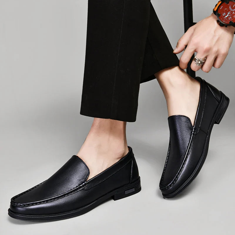 Classic Polished Slip On Loafers for men | Lorenzo