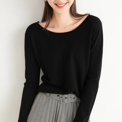 Lightweight fine knit relaxed top for women | Elara Mist