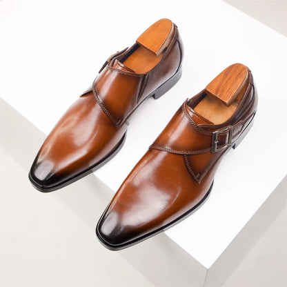 Handcrafted monk strap dress shoes for men | Lorenzo Milan