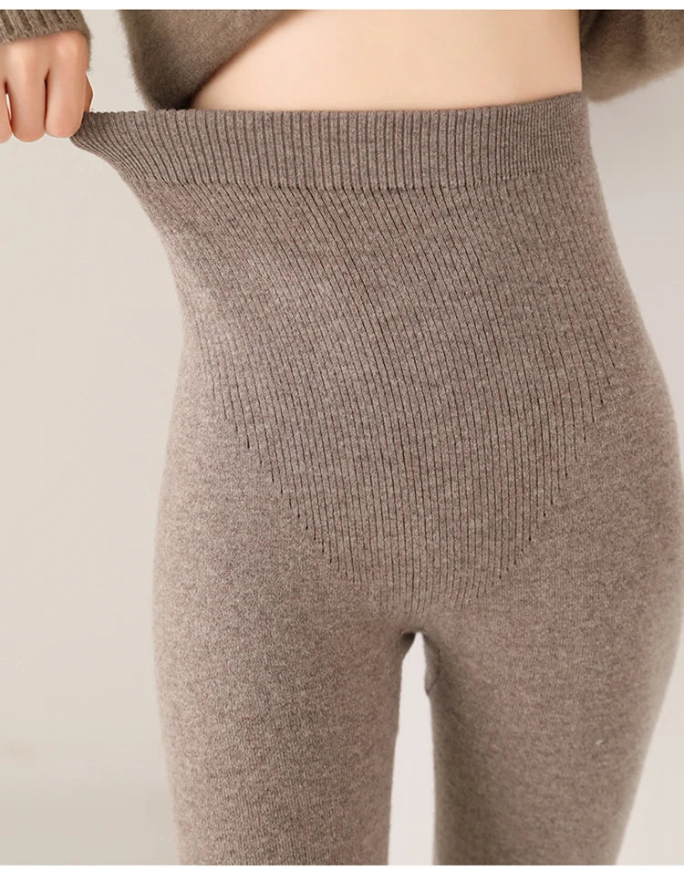 High-waisted soft knit leggings for women | Pure Comfort