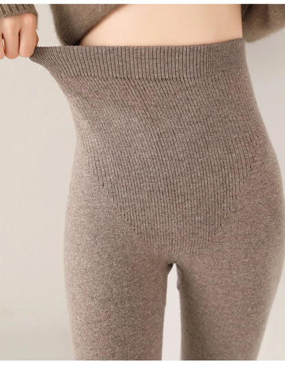 High-waisted soft knit leggings for women | Pure Comfort