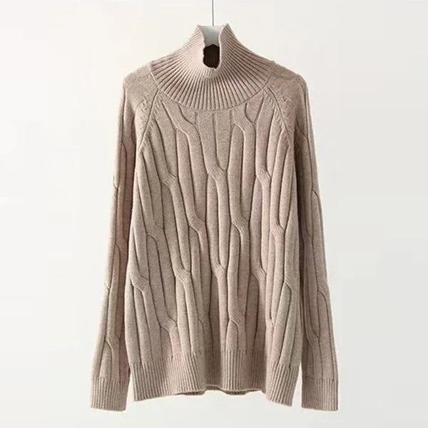 Soft knit turtleneck lounge set for women | Noelle Haven