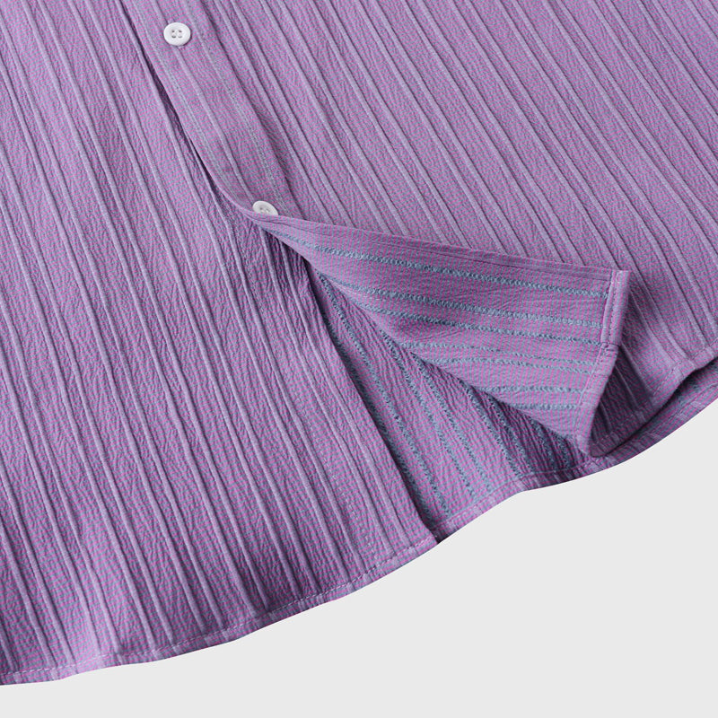 Breathable lightweight linen casual shirt for men | Coastal -6