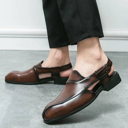 Elegant slip-on slingback loafers for men | Ravello -10