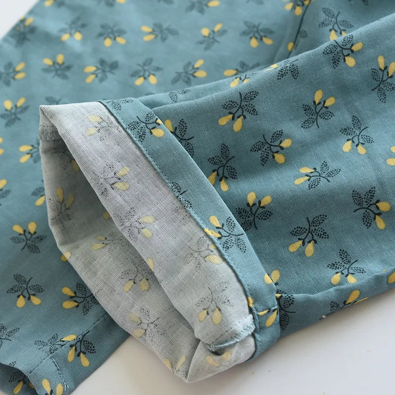 Relaxed floral print lounge pants with elastic drawstring waist for women | Solara