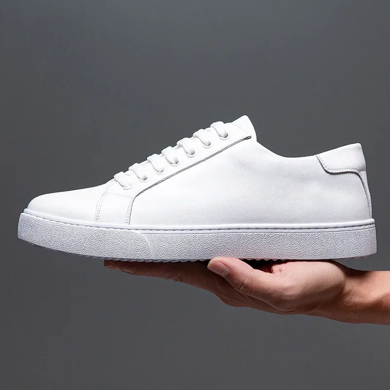Polished lace-up classic sneakers for men | Emiliano Vero