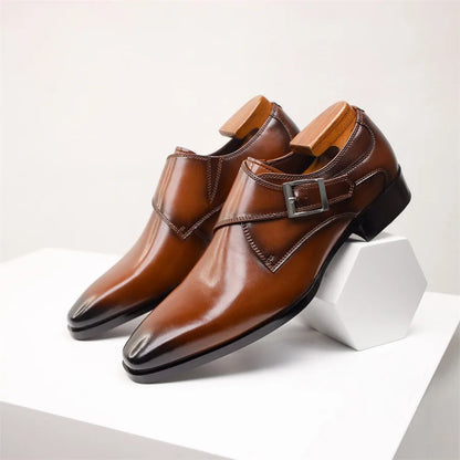 Handcrafted monk strap dress shoes for men | Lorenzo Milan