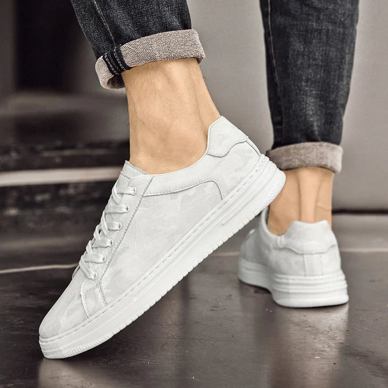 Premium genuine leather everyday sneakers for men | Canyon -14