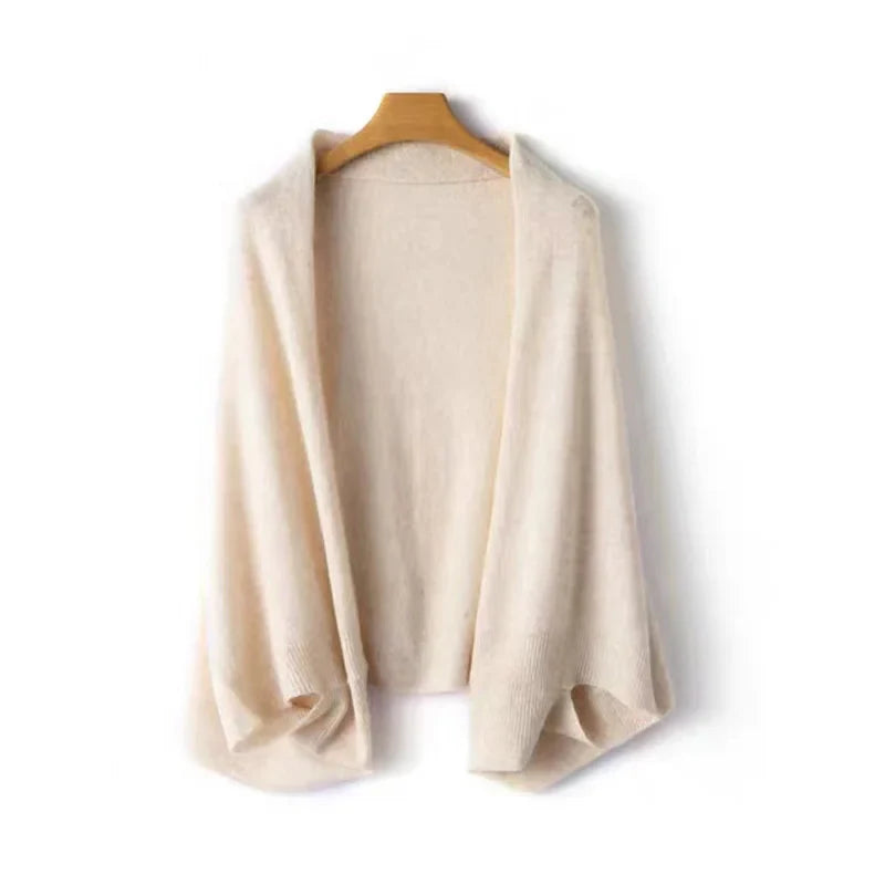 Draped shawl cape and scarf for women | Casvian Lune