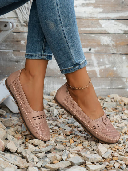 Lightweight cushioned slip-on loafers for women | Elodie Faye