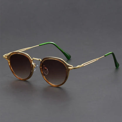 Sleek lightweight anti-glare metal sunglasses for men | Brunelo -7