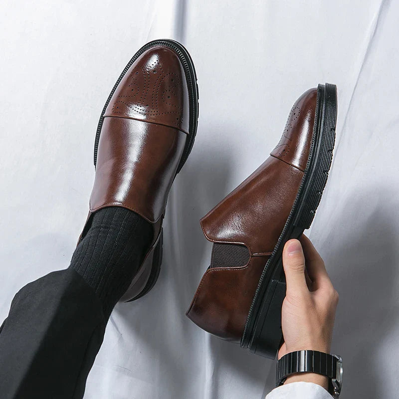 Classic Slip On Panel Dress Shoes for women | Rafael