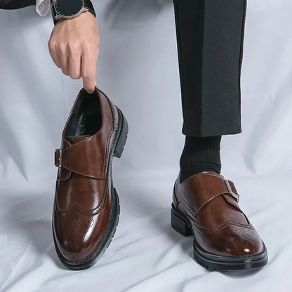 Classic Side Buckle Dress Shoes for men | Marcello