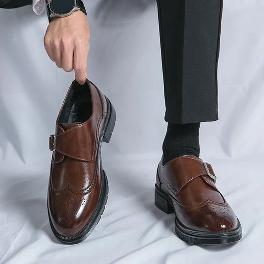 Classic Side Buckle Dress Shoes for men | Marcello