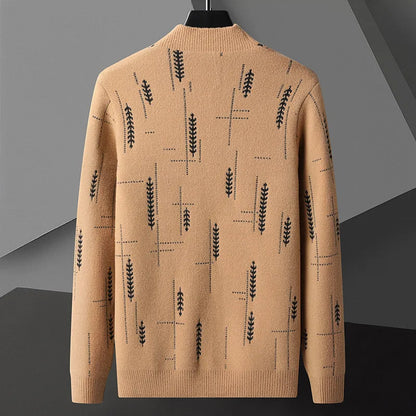 Heritage knit relaxed cardigan for men | Vendici -4
