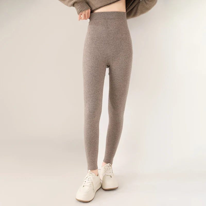 High-waisted soft knit leggings for women | Pure Comfort