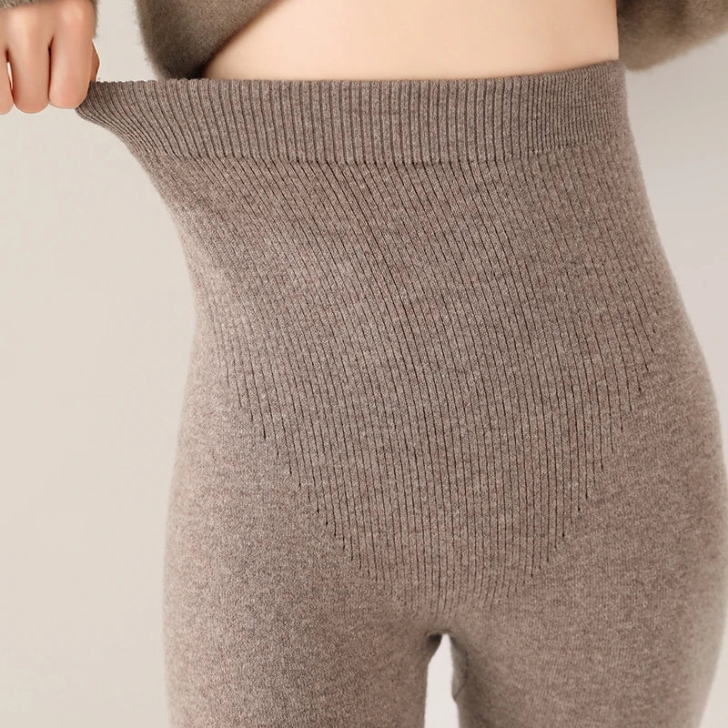 High-waisted soft knit leggings for women | Pure Comfort
