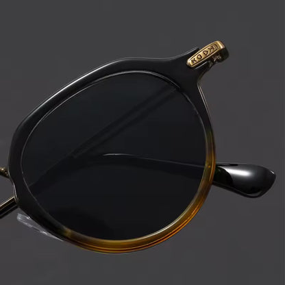 Sleek lightweight anti-glare metal sunglasses for men | Brunelo -2