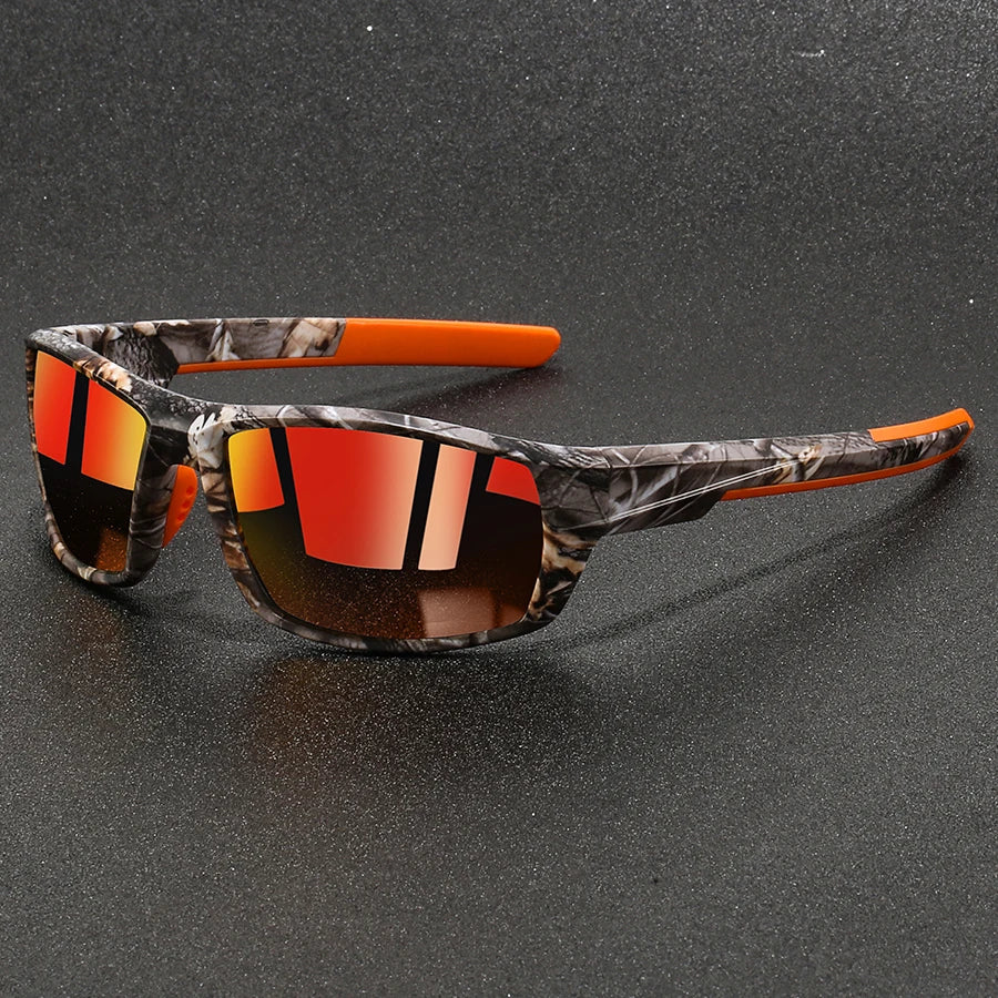 Rugged polarised UV protection camo sunglasses for men | Wraith -1
