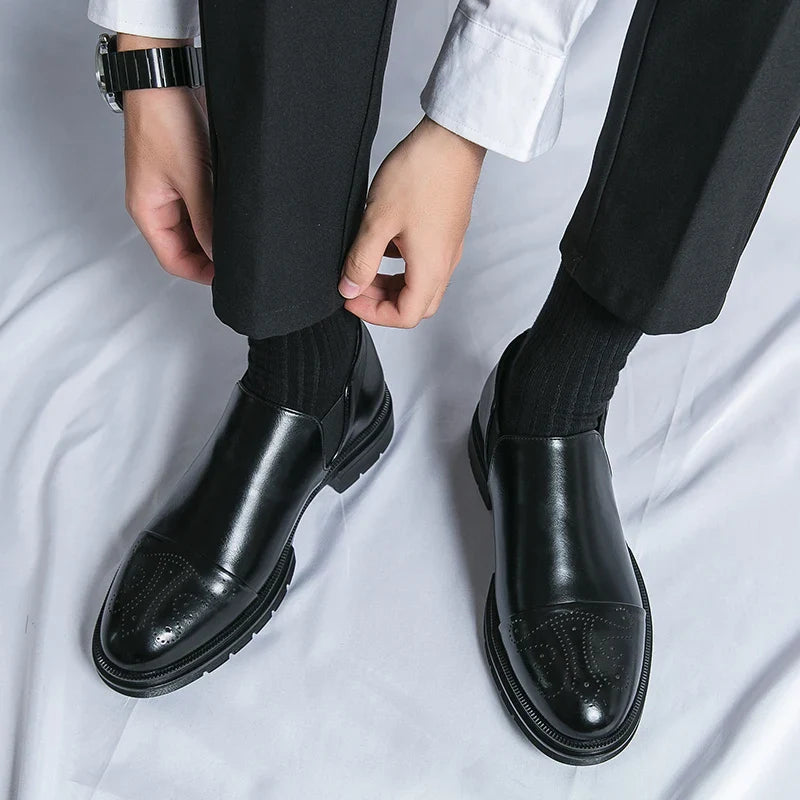 Classic Slip On Panel Dress Shoes for women | Rafael