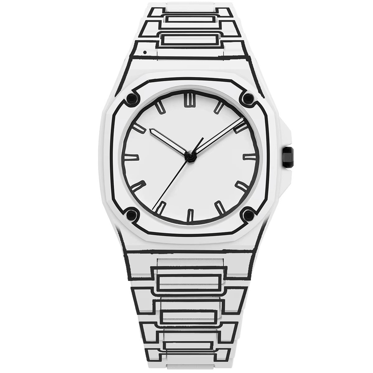 3D outline casual everyday watch for men | Outline Arc -4