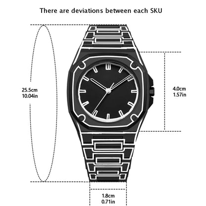 3D outline casual everyday watch for men | Outline Arc -6