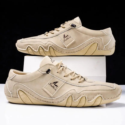 Classic Handcrafted Wavy Sole Shoes for men | Matteo