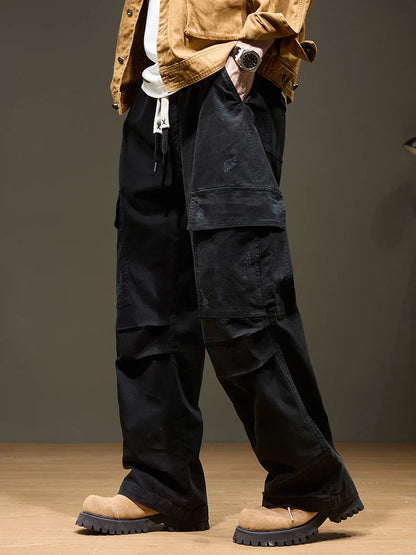 Relaxed utility cargo trousers for men | Ridgeline -10