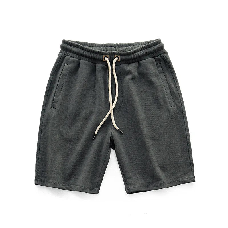 Breathable relaxed drawstring casual shorts for men | Harlan -6