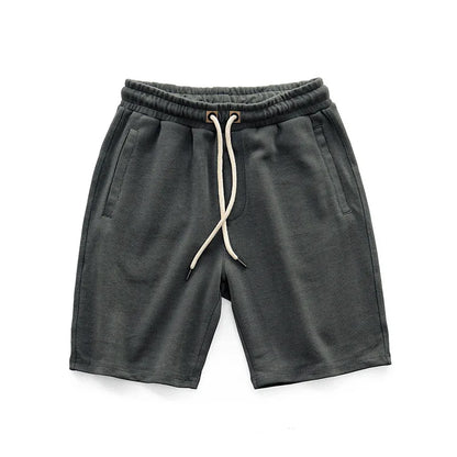 Breathable relaxed drawstring casual shorts for men | Harlan -6